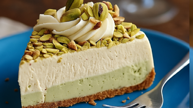 Cheesecake Rêveux à la Pistache – Pure Gourmandise