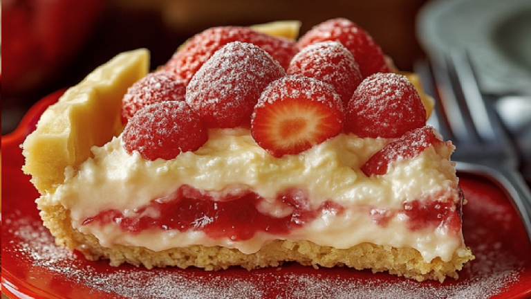 Gâteau Décomposé au Fromage Frais et aux Fraises : Un Dessert Frais et Élégant Sans Cuisson