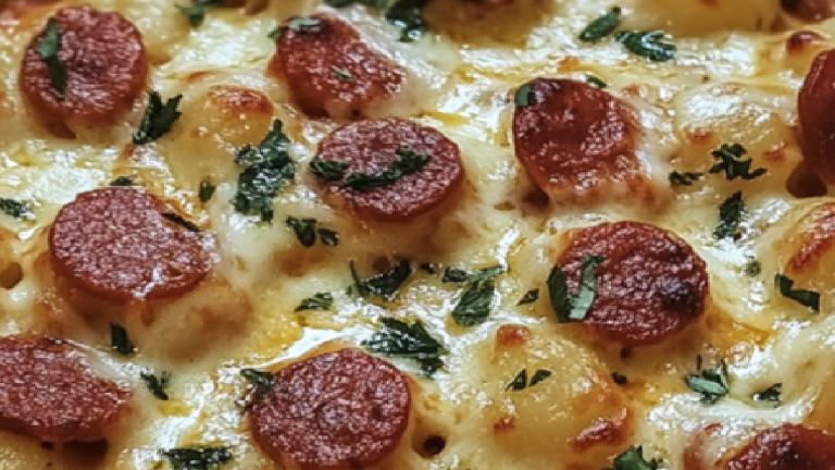 Gratin de Gnocchis au Chorizo