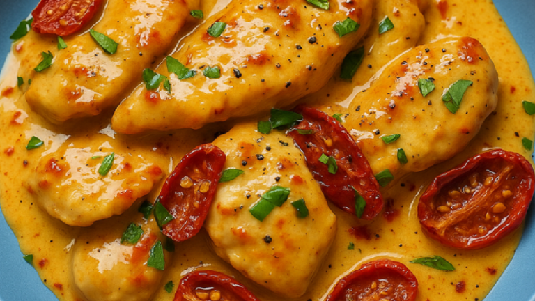 Aiguillettes de Poulet au Chorizo Crémeux