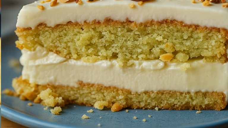 Gâteau Nuage à la Pistache