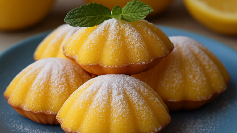 Madeleines Citron et Yaourt Grec – Recette Facile