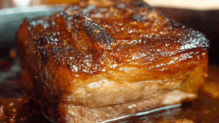 Échine de Porc Caramélisée au Four
