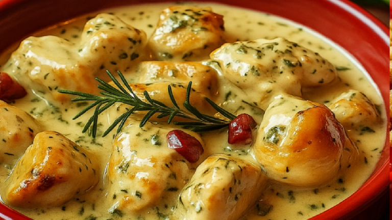 Poulet Crémeux à l’Estragon : Une Recette Simple et Pleine de Saveurs