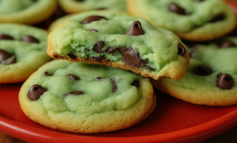 Cookies Menthe et Pépites de Chocolat – Gourmandise Ultime