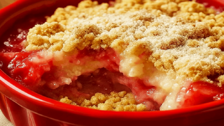 Crumble aux Fraises à la Poudre d’Amande : Un Dessert Fruité, Fondant et Croquant