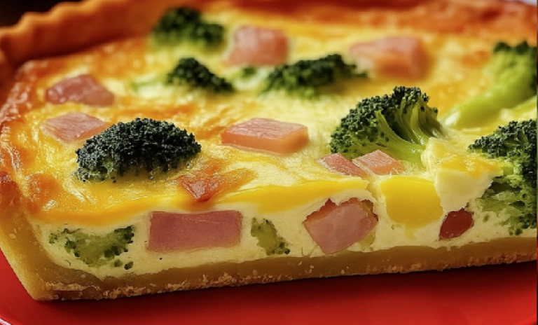Recette de Quiche Gourmande au Brocoli et Chèvre