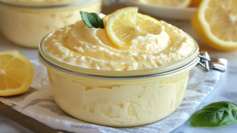 Crème paradis au citron