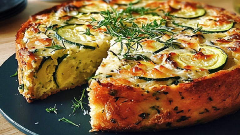 Découvrez notre cake salé à la courgette et au thon