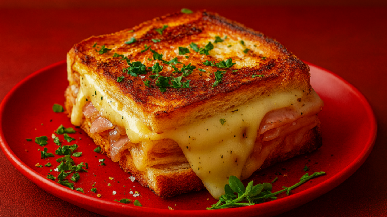 Dîner rapide : Croque-monsieur revisité à la poêle