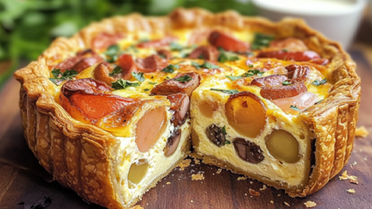 Quiche cake croustillant : recette facile et rapide