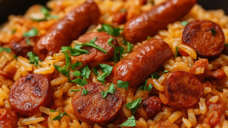 Recette de Riz au Chorizo et à la Tomate
