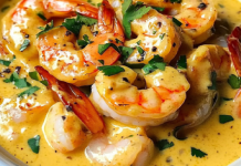 Crevettes à l’ail et lait de coco façon curry : Recette Simple